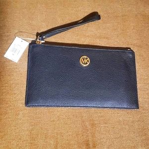 Michael Kors Fulton Large Leather  Clutch